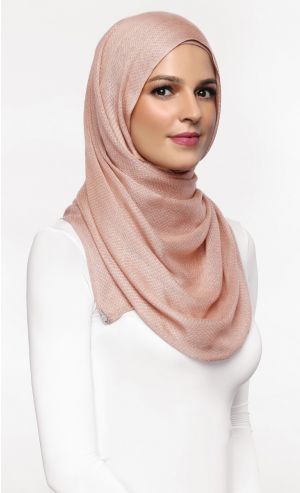 Faux Cashmere Scarf in Hazelnut