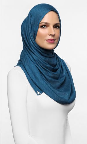 Faux Cashmere Scarf in Lagoon