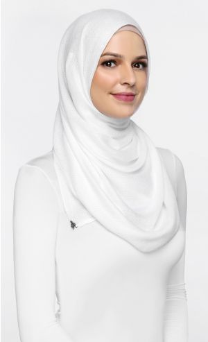 Faux Cashmere Scarf in Angel