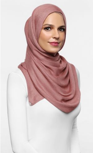 Faux Cashmere Scarf in Auburn