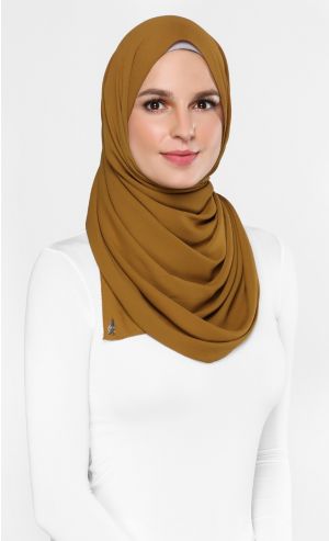 Chiffon Crepe Scarf in Crunchies