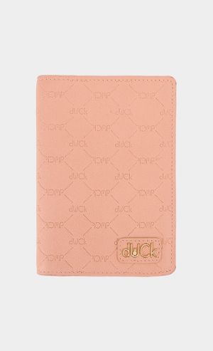 dUCk Passport Holder in Peach
