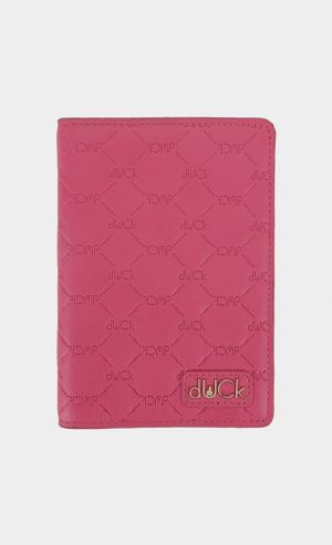dUCk Passport Holder in Fuchsia