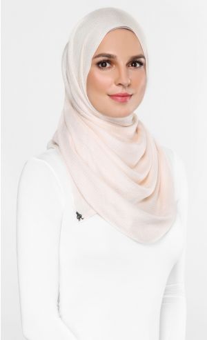 Faux Cashmere Scarf in Panna Cotta