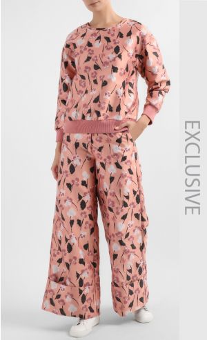 Eloise Cuffed Trousers in Coral