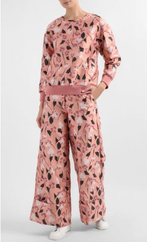 Eloise Cuffed Trousers in Coral