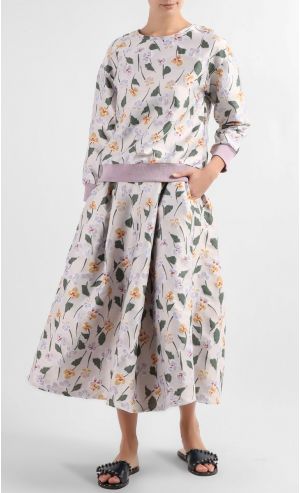 Eloise Puffed Skirt in Lilac