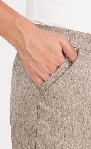 Aryan Pants in Light Brown