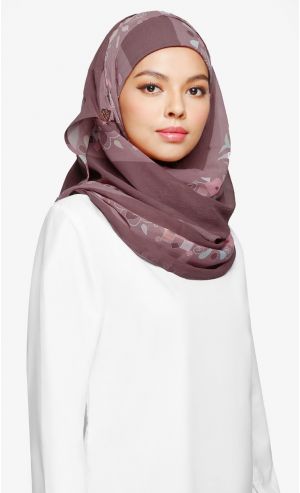 Voila Maxi Printed Scarf in Rumooz Taupe