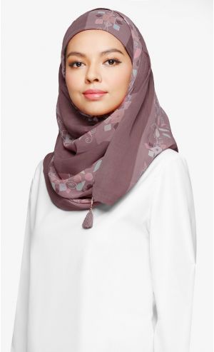 Chic Printed Scarf in Rumooz Taupe