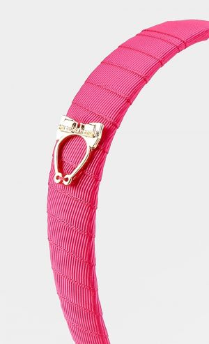 Dionne Headband in Shocking Pink