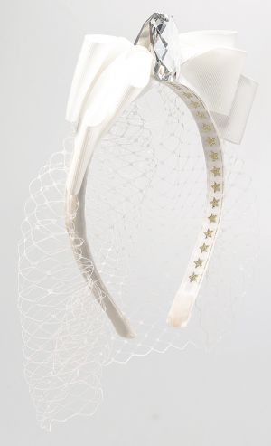 I Do! Kuching Cat Veil in Off White