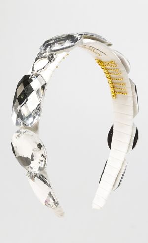 New Money Headband in Off White