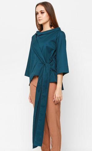 Olivia Top in Emerald Green