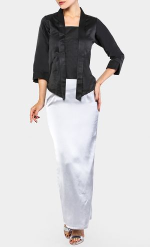 Nona Kebaya Top in Black