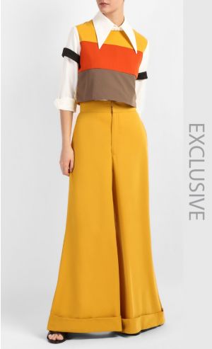 Palazzo Pants in Yellow