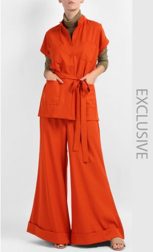 Safari Top in Burnt Orange