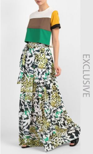 Pleated Skirt in Multicolour