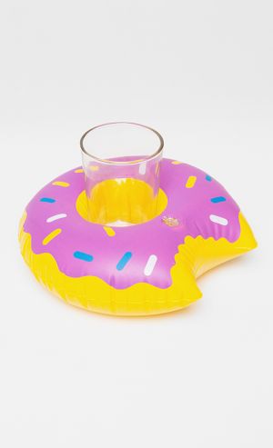 Mini Donut Drink Holder Float Set in Multi