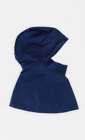 Modest Azra Floral Muslimah Swimwear Set in Navy