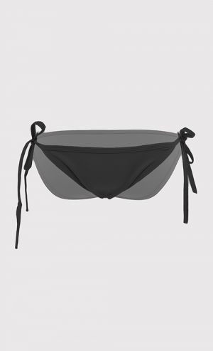 Basic Triangle Bikini Set in Black