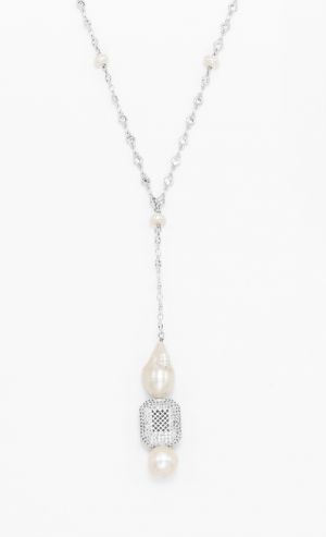 Rise and Shine Pavé Pendant in Silver