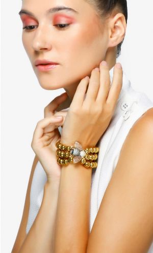 Bee Bracelet 	in Gold