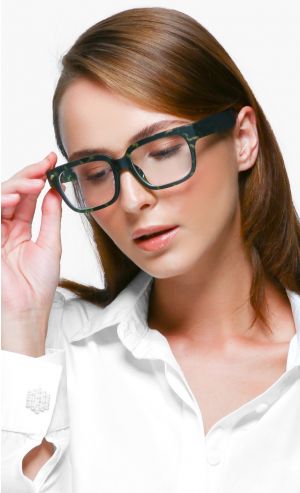 Echo Glasses in Army Print