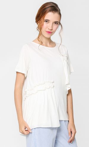 Hera Top in Off White