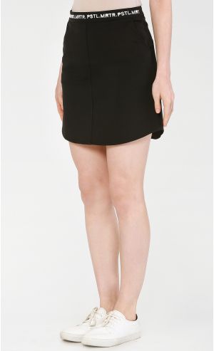 Halcyon Mini Skirt in Onyx