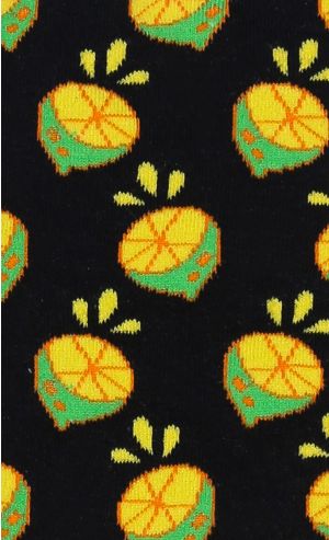 Lemons Socks in Black