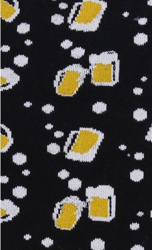 Beer Socks in Black