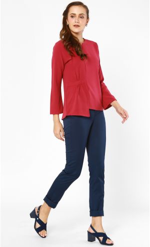 Akitta Top in Fuchsia
