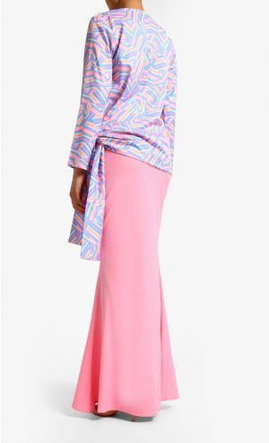 Bo-Kaap	Modern Kurung in Print Pink