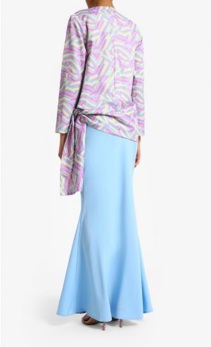 Bo-Kaap	Modern Kurung in Print Blue