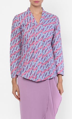 Bubblegum Kebaya Top in Pink