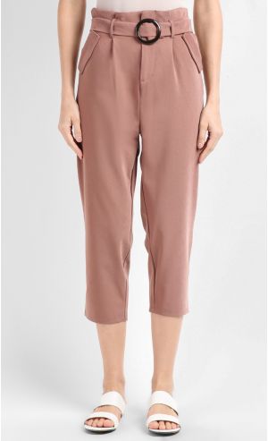 Augus Tapered Pants in Mauve