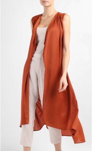 Maia Cover Up in Terracotta
