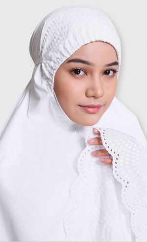 Signature Limited Edition (SLE) Telekung in White