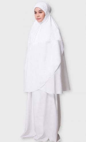 Kharina Telekung in White