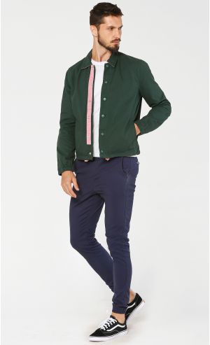 Canopy Coaches Jacket in Forest Green
