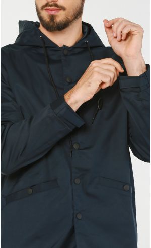 Ikon Anorak Hoodie in Onyx