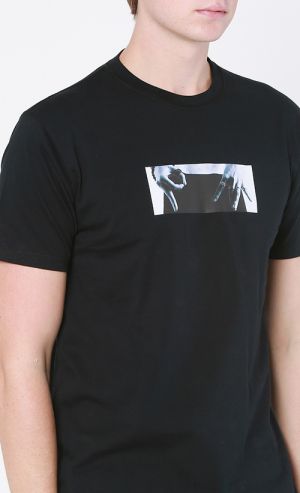 Digits Tee in Black