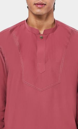 Kurta Al Idrus Top in Dusty Pink
