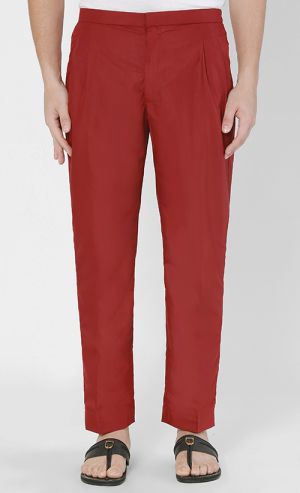 Baju Melayu Moden Set in Maroon