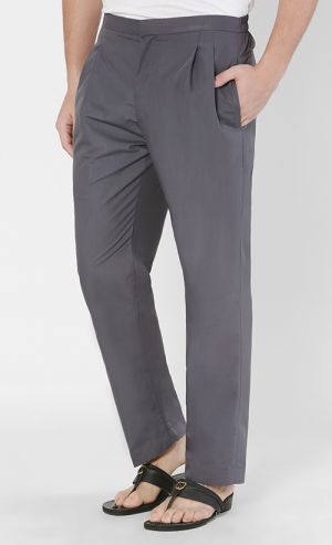 Baju Melayu Moden Set in Dark Grey 