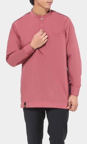 Kurta Al Hazim Top in Dusty Pink