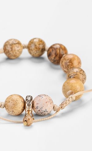 Bobby Knot Bracelet in Woodstone