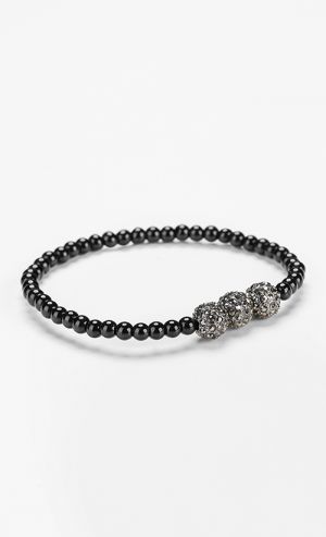 Bob Trio Bracelet in Onyx