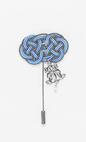 Lapel Pin in Sky Blue